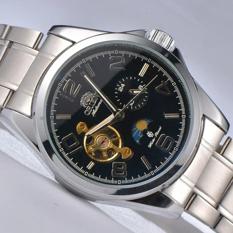 Orient Watches High Quality AAA Clock Brand New Top Men's Watch Luxury Multi-Function All-Steel Automatic Mechanical Tourbillon - Image 2